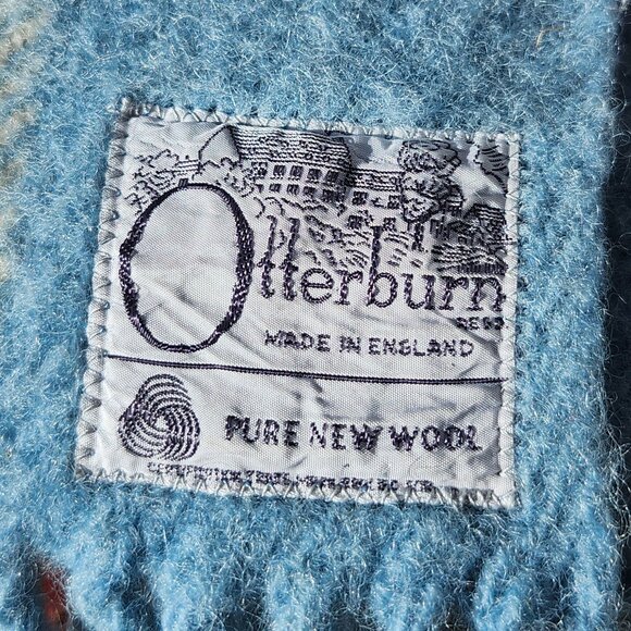 Vintage Otterburn Pram Rug Baby Blanket, Pure New Wool Pastel Throws - Picture 2 of 4